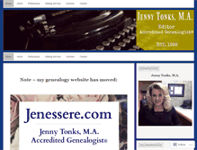 Tablet Screenshot of jennytonks.com
